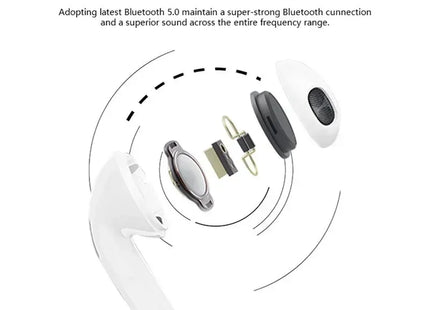 TWS Bluetooth 5.0 Earphones Wireless Earphones Mini Mic Earphones Music Earphones for iOS Android Running Games in Ear Earphones