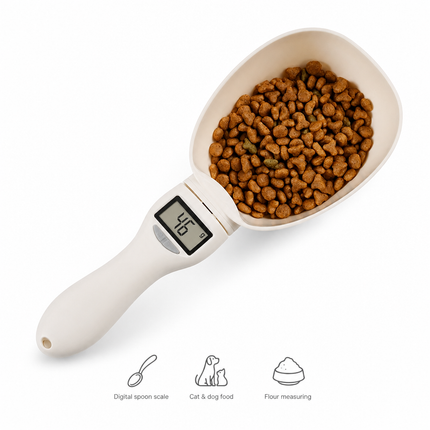 Balance Numérique Cuillère Mesure Alimentation Animale et Cuisine - Écologique, Précise et Certifiée CE (1 Pièce)