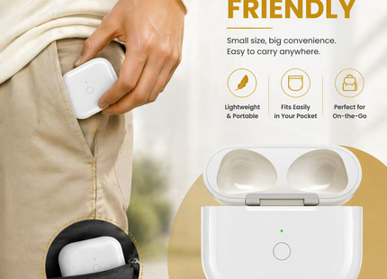 Boîtier de Charge de Remplacement pour AirPods 1, 2, 3, Pro 1 et Pro 2 – Chargeur Filaire et Sans Fil – Batterie 600-680 mAh – Connecteur Lightning ou USB-C – Témoin LED – Bluetooth 5.3 – Compatible Écouteurs Originaux Uniquement