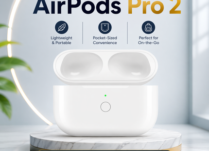 Boîtier de Charge de Remplacement pour AirPods 1, 2, 3, Pro 1 et Pro 2 – Chargeur Filaire et Sans Fil – Batterie 600-680 mAh – Connecteur Lightning ou USB-C – Témoin LED – Bluetooth 5.3 – Compatible Écouteurs Originaux Uniquement