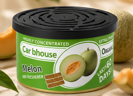 Désodorisant d'Ambiance Organique – Parfum Chewing-Gum – Format Solide – 3 Blocs Anti-Fuite par Boîte – Sans Produits Chimiques Dangereux – Pour Voiture, Maison, Bureau, Salle de Bain – Nouvelle odeur de voiture