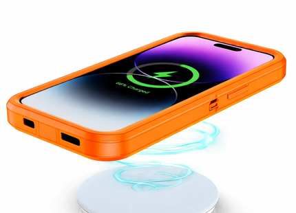 3-Layer Military-Grade Shockproof Case with Kickstand | For iPhone 17 Pro Max, 16, 15, 14, 13, 12, 11 Pro Max Plus, etc. | Heavy-Duty PC + TPU Protection