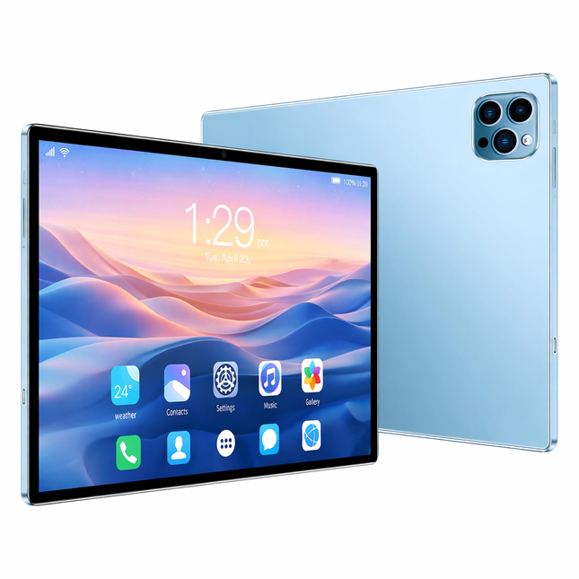 Tablette Android 10.1 Pouces - Octa-Core, 4GB/64GB, Appels 3G, 4G, 5G Dual SIM, Caméras 5MP+2MP, Bluetooth, WiFi - Google Play Certifiée