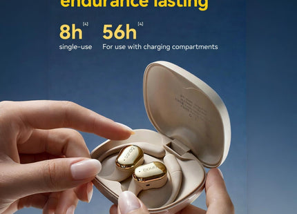 Écouteurs Open Ear Sanag C16S Conduction Osseuse - Bluetooth 5.4, 56h Autonomie, HiFi, IPX7, Confort Léger pour Sport et Bureau