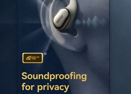 Écouteurs Open Ear Sanag C16S Conduction Osseuse - Bluetooth 5.4, 56h Autonomie, HiFi, IPX7, Confort Léger pour Sport et Bureau