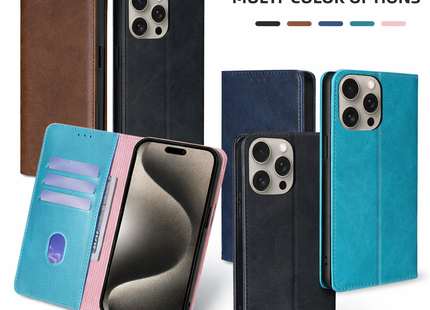 Étui Portefeuille Cuir Luxe Poche pour Samsung Galaxy A10 A20 A30 A40 A50 A70 - Flip Cover Magnétique avec Portes Cartes