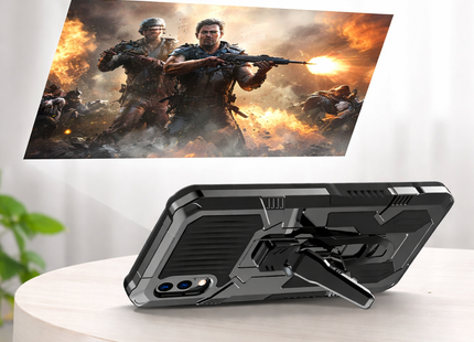 Funda Peaktop a prueba de golpes con soporte magnético para Samsung Galaxy A02S, A03 Core, A01, A30 y A70 (soporte y soporte)