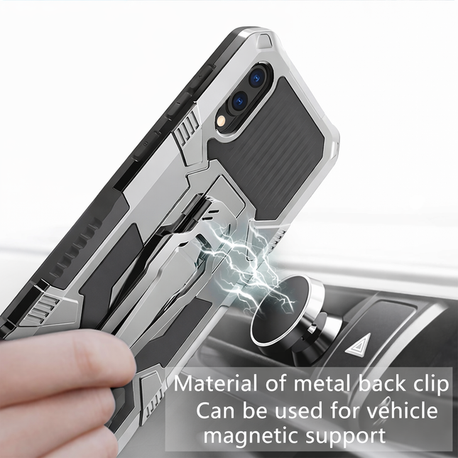 Coque Antichoc Peaktop avec Support Magnétique pour Samsung Galaxy A02S A03 Core A01 A30 A70 - Bracket & Kickstand