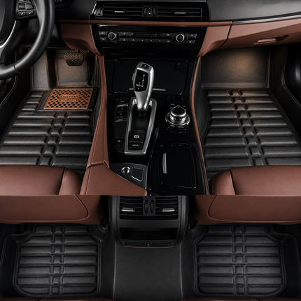 Tapis de Sol Personnalisés en Cuir pour Honda CR-V CRV 2012-2016 – Panneau de Doublure Sur-Mesure – Coussin Tapis 5 Places – Imperméable, Antidérapant, Résistant à l'Usure – Accessoires Intérieurs