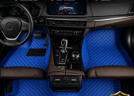 Tapis de Sol Personnalisés pour Honda CR-V CRV – Tapis Automobiles sur Mesure en Cuir Artificiel – Protection Sur-Mesure – Lot 2 Rangées – Accessoires Intérieurs Haut de Gamme – Fabriqués sur Commande