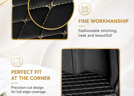 Tapis de Coffre Personnalisé pour Honda CR-V – Couverture Automobile Sur-Mesure – Compatible CRV 2012 à 2026 – Cuir Artificiel Haute Qualité – Imperméable, Antidérapant, Résistant – Accessoire Intérieur Protecteur