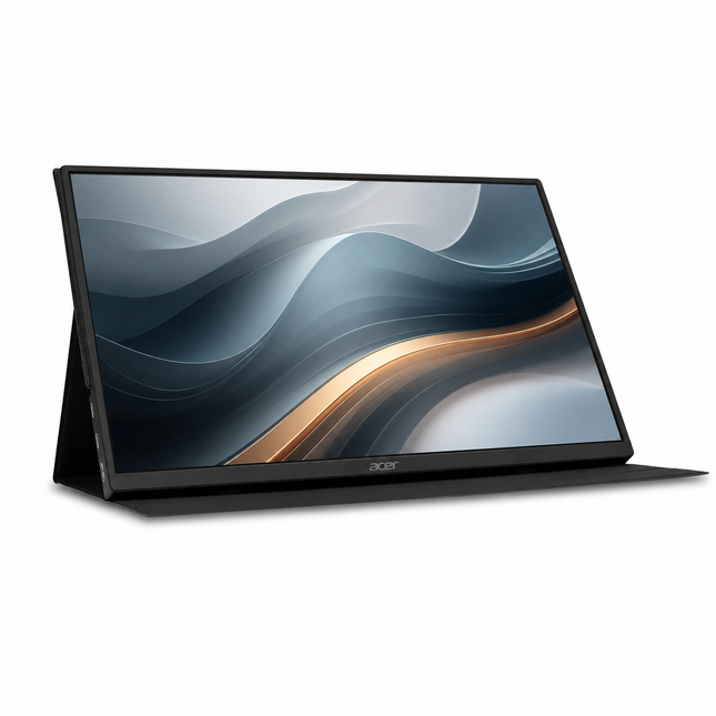 Moniteur Portable Tactile Acer 15,6 Pouces Full HD – Écran IPS Ultra-Mince 0,5″ – Poids 2,73 lb – Housse de Protection avec Support – 2 Ports USB-C, Mini HDMI – Compatible VESA – Adaptive-Sync – Garantie Fabricant 2 Ans