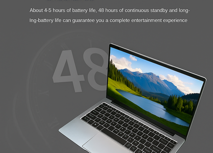 AKPAD CT151 - PC Portable 14,1" Windows 11 Pro - Intel Quad-Core, 6GB RAM, SSD 128GB à 1TB - Ordinateur Portable Étudiant Léger