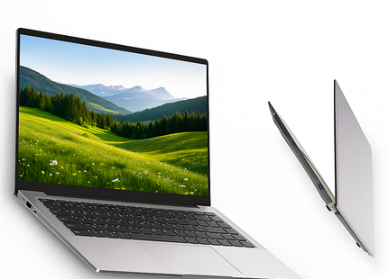 AKPAD CT151 - PC Portable 14,1" Windows 11 Pro - Intel Quad-Core, 6GB RAM, SSD 128GB à 1TB - Ordinateur Portable Étudiant Léger