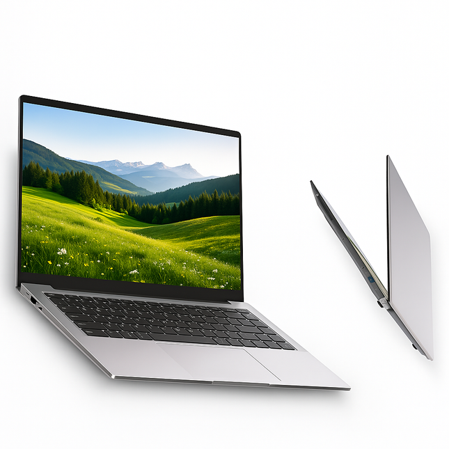 AKPAD CT151 - PC Portable 14,1" Windows 11 Pro - Intel Quad-Core, 6GB RAM, SSD 128GB à 1TB - Ordinateur Portable Étudiant Léger