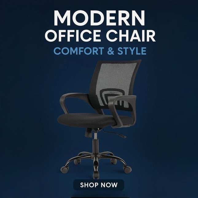 Fauteuil de Bureau Ergonomique BestOffice - Chaise de Bureau avec Support Lombaire, Dossier Mesh et Roulettes - Pour Mal de Dos - Certifiée BIFIMA - Réglable (Noir) Livraison Rapide