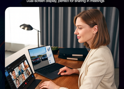 Moniteur Portable 15,6 Pouces FHD 1080P - Ecran Externe USB-C/HDMI HDR - Compatible PC, Mac, Phone, PS5, Switch