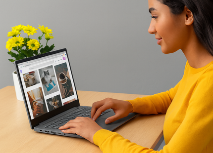 Lenovo 14" HD - Intel Celeron, 4GB RAM, 128GB - Ordinateur Portable Débutant & Étudiant (Windows 11 S) - Gris