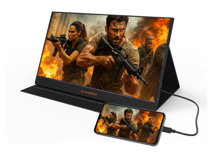Moniteur Portable 15,6 Pouces FHD 1080P - Ecran Externe USB-C/HDMI HDR - Compatible PC, Mac, Phone, PS5, Switch