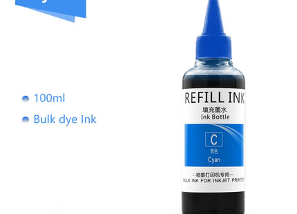100ML Refill Dye Ink Kit For HP 903 904 905 907XL 908XL 909XL Officejet Pro 6950 6970 6760 6951 6954 6958 6974 6978 printer