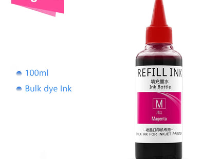 100ML Refill Dye Ink Kit For HP 903 904 905 907XL 908XL 909XL Officejet Pro 6950 6970 6760 6951 6954 6958 6974 6978 printer