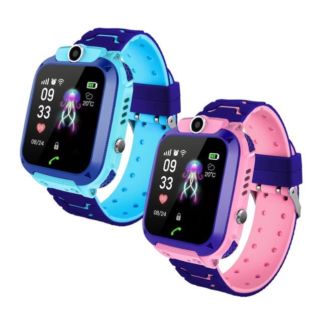 Montre Connectée Enfant GPS 2G XMSJ Q12 Max Pro Kids Smart - Appels, SOS, Étanche, Tracker - Pour Filles et Garçons