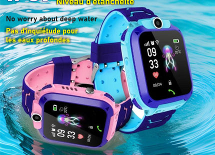 Montre Connectée Enfant GPS 2G XMSJ Q12 Max Pro Kids Smart - Appels, SOS, Étanche, Tracker - Pour Filles et Garçons