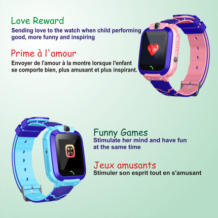XMSJ Q12 Max Pro Kids Smart Watch GPS 2G - Calls, SOS, Waterproof, Tracker - For Girls and Boys