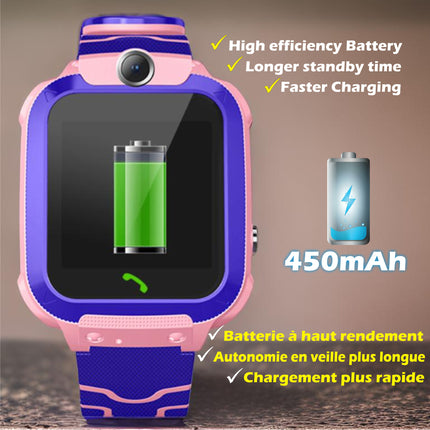XMSJ Q12 Max Pro Kids Smart Watch GPS 2G - Calls, SOS, Waterproof, Tracker - For Girls and Boys