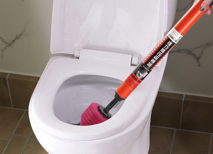 Déboucheur Toilette à Haute Pression - Pompe à Air Puissante et Réutilisable - Outil de Plomberie avec Poignée Ergonomique - Pour WC, Lavabos et Canalisations
