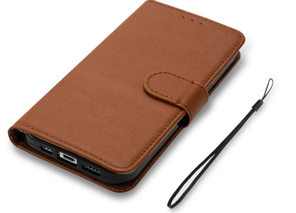 Coque Livret Cuir pour Samsung Galaxy A03, A03S, A10, A12, A13, A20E, A20S, A21S, A22, A31, A32, A33, A40, A41, A50, A51, A52, A53 4G/5G, A05S 5G - Étui de Protection Flip Poche Anti-Rayures