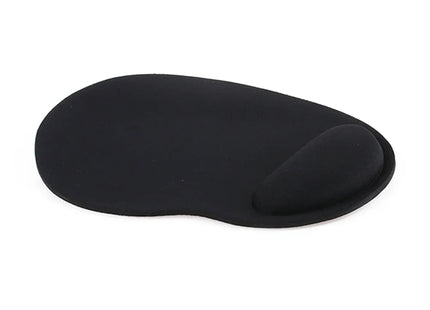 Tapis de Souris Ergonomique avec Repose-Poignet Confortable – Antidérapant – Polymère Souple – Surface Éponge et Tissu – Dos Caoutchouc Néoprène – Pour PC, Ordinateur Portable – Taille 23 x 18 cm