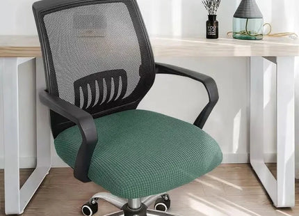 Housse de Siège Élastique Polyester pour Chaise de Bureau - Protège Chaise de Bureau, Fauteuil de Bureau, Protection Antitaches