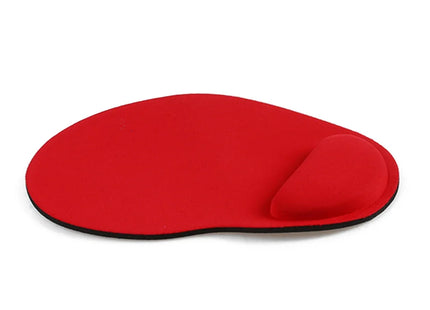 Tapis de Souris Ergonomique avec Repose-Poignet Confortable – Antidérapant – Polymère Souple – Surface Éponge et Tissu – Dos Caoutchouc Néoprène – Pour PC, Ordinateur Portable – Taille 23 x 18 cm