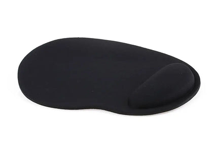 Tapis de Souris Ergonomique avec Repose-Poignet Confortable – Antidérapant – Polymère Souple – Surface Éponge et Tissu – Dos Caoutchouc Néoprène – Pour PC, Ordinateur Portable – Taille 23 x 18 cm
