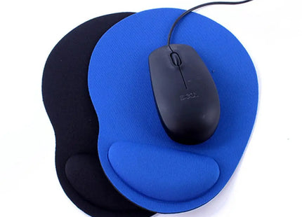 Tapis de Souris Ergonomique avec Repose-Poignet Confortable – Antidérapant – Polymère Souple – Surface Éponge et Tissu – Dos Caoutchouc Néoprène – Pour PC, Ordinateur Portable – Taille 23 x 18 cm