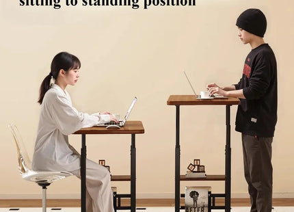 Petit Bureau Multifonctionnel pour Chambre à Coucher / Dortoir / Bureau à Domicile – Table d’Étude Peu Encombrante pour Étudiants – Avec Roulettes – Design Moderne – Métal Durable – Assemblage Facile