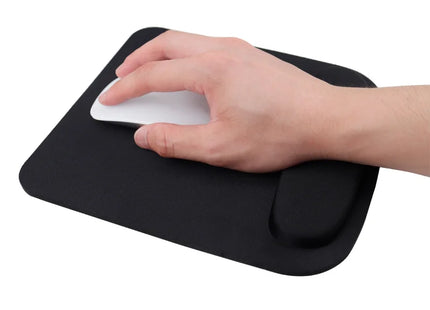 Tapis de Souris Ergonomique Eva – Repose-Poignet Intégré – Confortable – Antidérapant – Pour Gaming, Bureautique, Ordinateur Portable – Accessoire de Bureau – Couleur Unie – Caoutchouc Durable