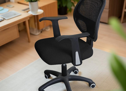 Housse de Siège Élastique Polyester pour Chaise de Bureau - Protège Chaise de Bureau, Fauteuil de Bureau, Protection Antitaches