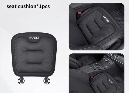 Coussin de Siège de Voiture pour Chevrolet Aveo T250 T300 (2011-2024) – Housse de Protection Dossier et Siège Arrière – Matériau Soie Glacée – Toutes Saisons – Rembourrage en Duvet – Épaisseur Standard