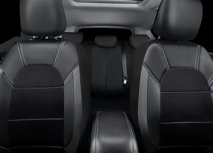 Housse de Siège de Voiture Universelle en Cuir PU – Ensemble Complet 9 Pièces – Luxe – 5 Sièges – Haute Qualité – Protection Complète 5 Places pour Voitures, SUV, Camions, Fourgonnettes