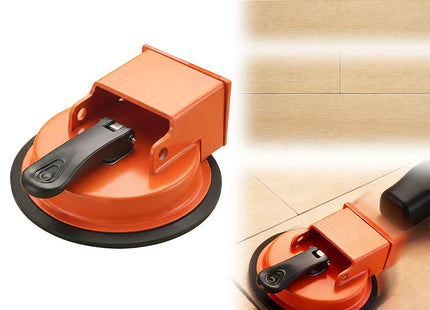 Herramienta de Sujeción para Juntas de Tarima de Madera – Ventosa de Alta Adherencia >60kg con Almohadilla de Goma y Altura Ajustable – Reparación y Unión de Lamas – Diámetro 118mm – Accesorio de Decoración Interior