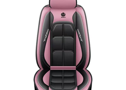 Housse de siège tout compris, Housse de Siège Auto Universelle en Cuir – Entièrement en Cuir – Toutes Saisons – Mousse PE Rembourrée – Disponible à l'Unité ou par Paire entièrement en cuir, housse de coussin universel toutes saisons