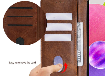 Étui Portefeuille Cuir Luxe Poche pour Samsung Galaxy A10 A20 A30 A40 A50 A70 - Flip Cover Magnétique avec Portes Cartes