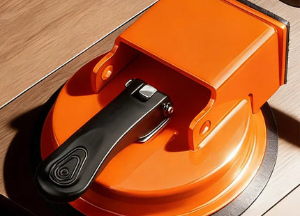 Herramienta de Sujeción para Juntas de Tarima de Madera – Ventosa de Alta Adherencia >60kg con Almohadilla de Goma y Altura Ajustable – Reparación y Unión de Lamas – Diámetro 118mm – Accesorio de Decoración Interior