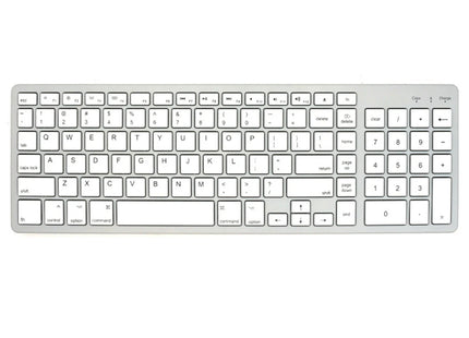 Clavier Sans Fil Bluetooth 5.0 & 2.4G – Mini Clavier Multimédia 102 Touches Ergonomique Compatible PC, Laptop, MacBook, iPad & Android