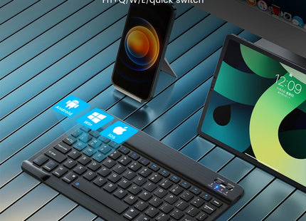 Clavier Sans Fil Bluetooth 78 Touches – Mini Clavier Portable Compatible Android, iOS, Windows, iPad, Tablette et PC