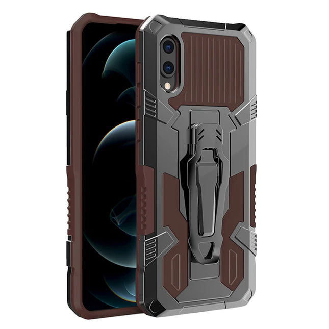 Coque Antichoc Peaktop avec Support Magnétique pour Samsung Galaxy A02S A03 Core A01 A30 A70 - Bracket & Kickstand