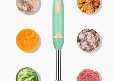 Mixeur Plongeant Électrique 300W – Bâton Mélangeur pour Aliments, Pâtisserie et Boissons – Corps en Acier Inoxydable, Lames Détachables – Tension Universelle 111V-240V avec Prise US – Longueur 38 cm