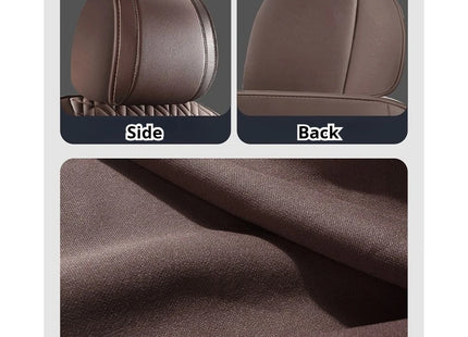 Housses de Siège de Voiture Universelles 5 Places – Style Professionnel Simple – Confortables et Durables pour Toutes les Saisons – Adaptées à la Plupart des Véhicules – Cuir Artificiel – Mousse PE Rembourrée